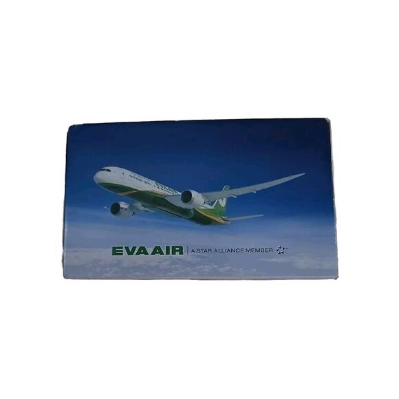 Single Airline Playing Card "Eva Air Standard 54 Playing Cards 4 Star Alliance - Picture 1 of 3